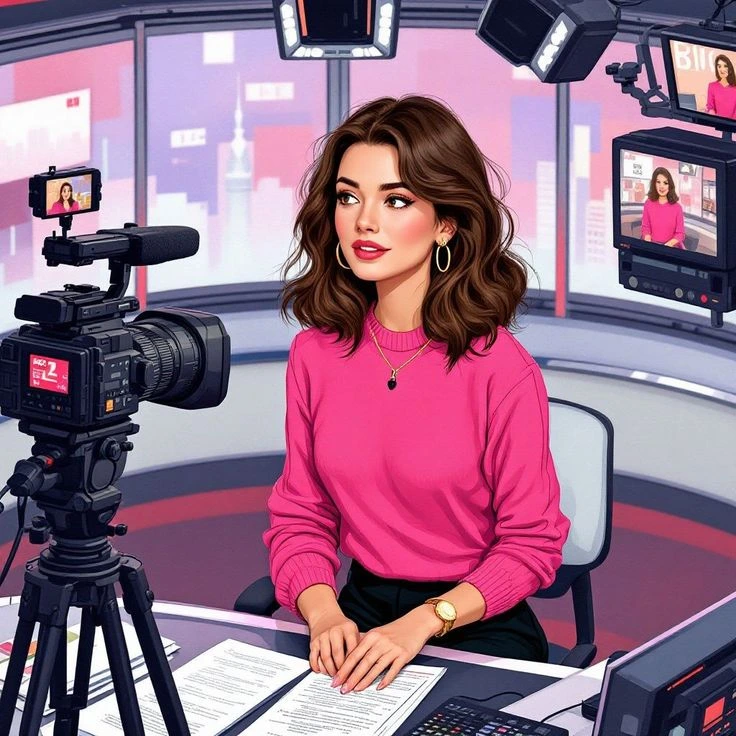 digital marketing expert in thrissur creating video content in a professional studio