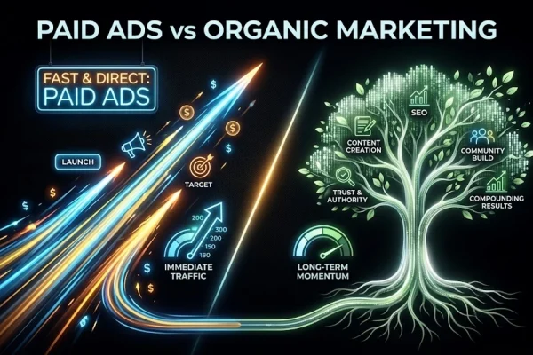 paid vs organic marketing comparison blog by digital marketing expert in thrissur